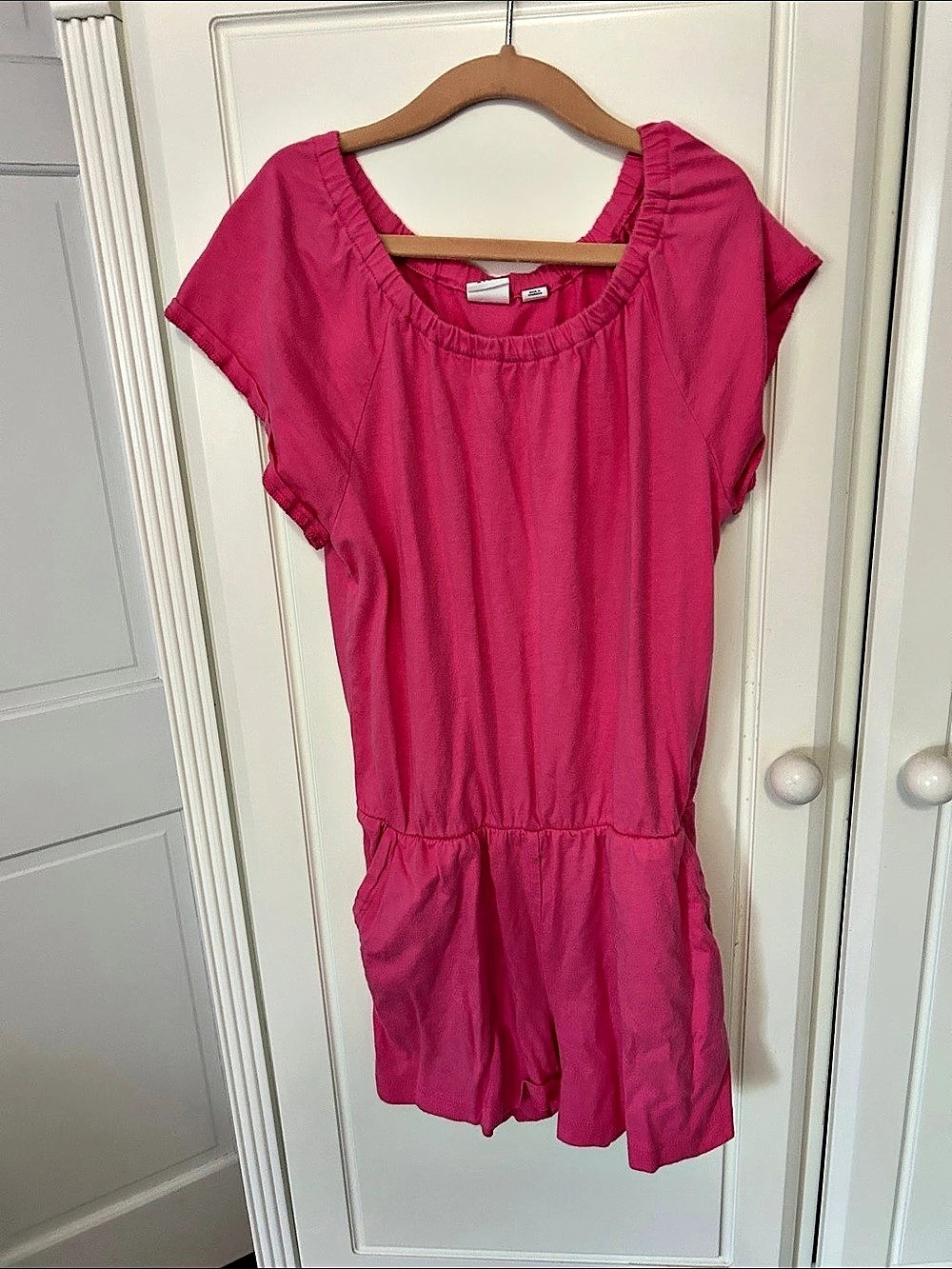 Gap Pink Short Sleeve Romper Like New